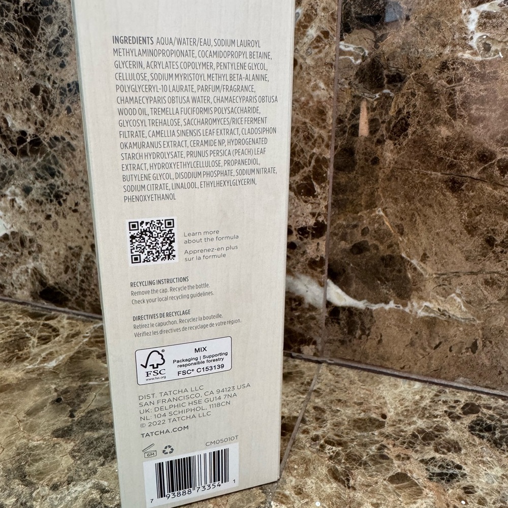 Tatcha Hinoki Body wash - unopened - Picture 2 of 4